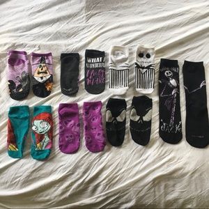 NWOT The Nightmare Before Christmas Sock Bundle